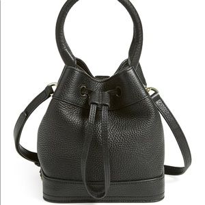 Tory Burch Robinson Pebbled Mini Bucket Bag